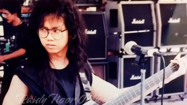 Raidy Noor musisi era 80-an dan juga pendiri The Cockpit Band tutup usia. [Instagram]
